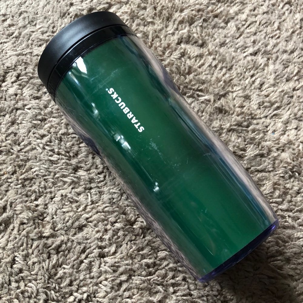 Starbucks Green Thermos Travel Coffee Cup Tumbler